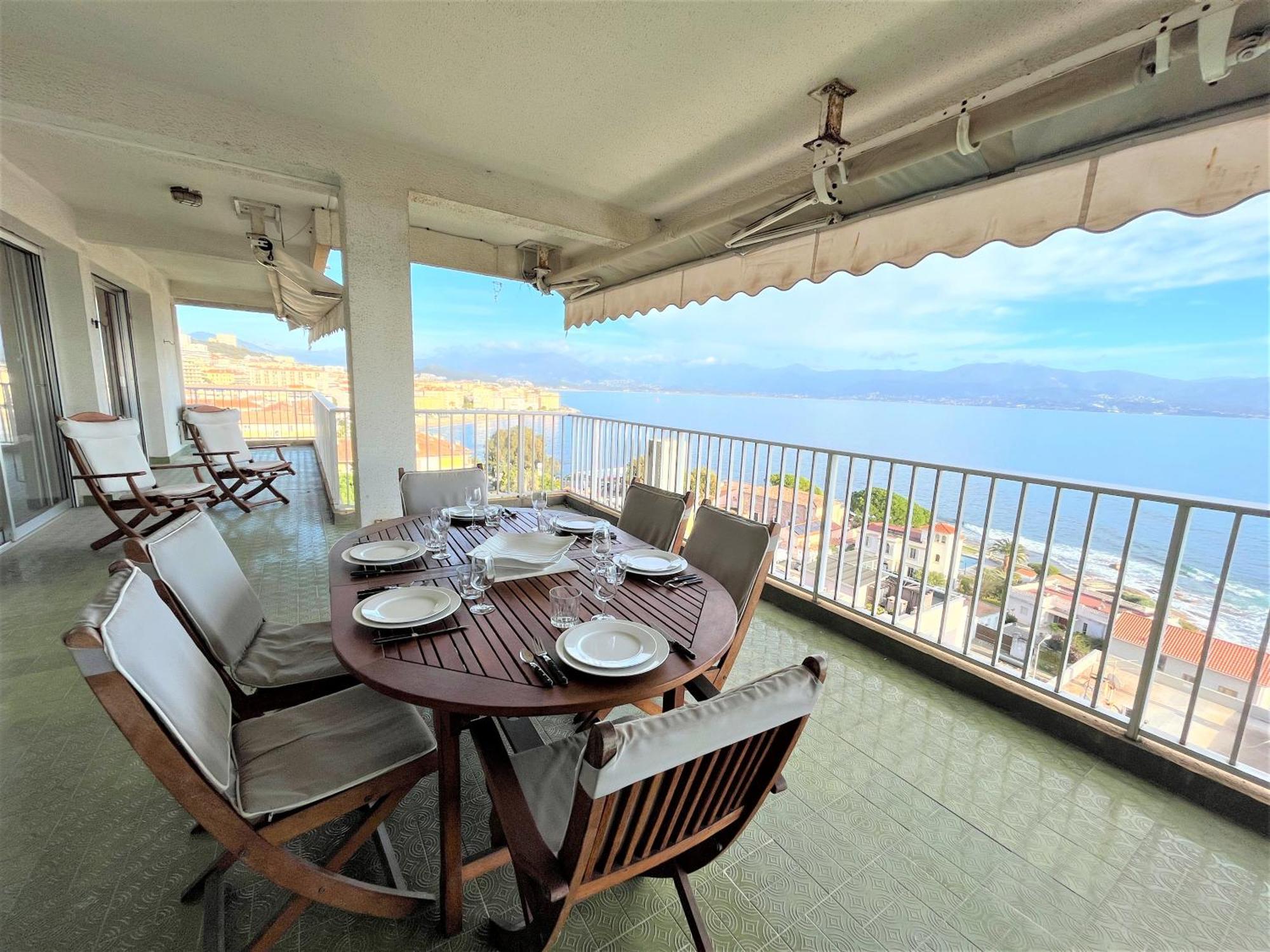 Appartement Vue Mer Carmino Ajaccio Ajaccio  Bagian luar foto