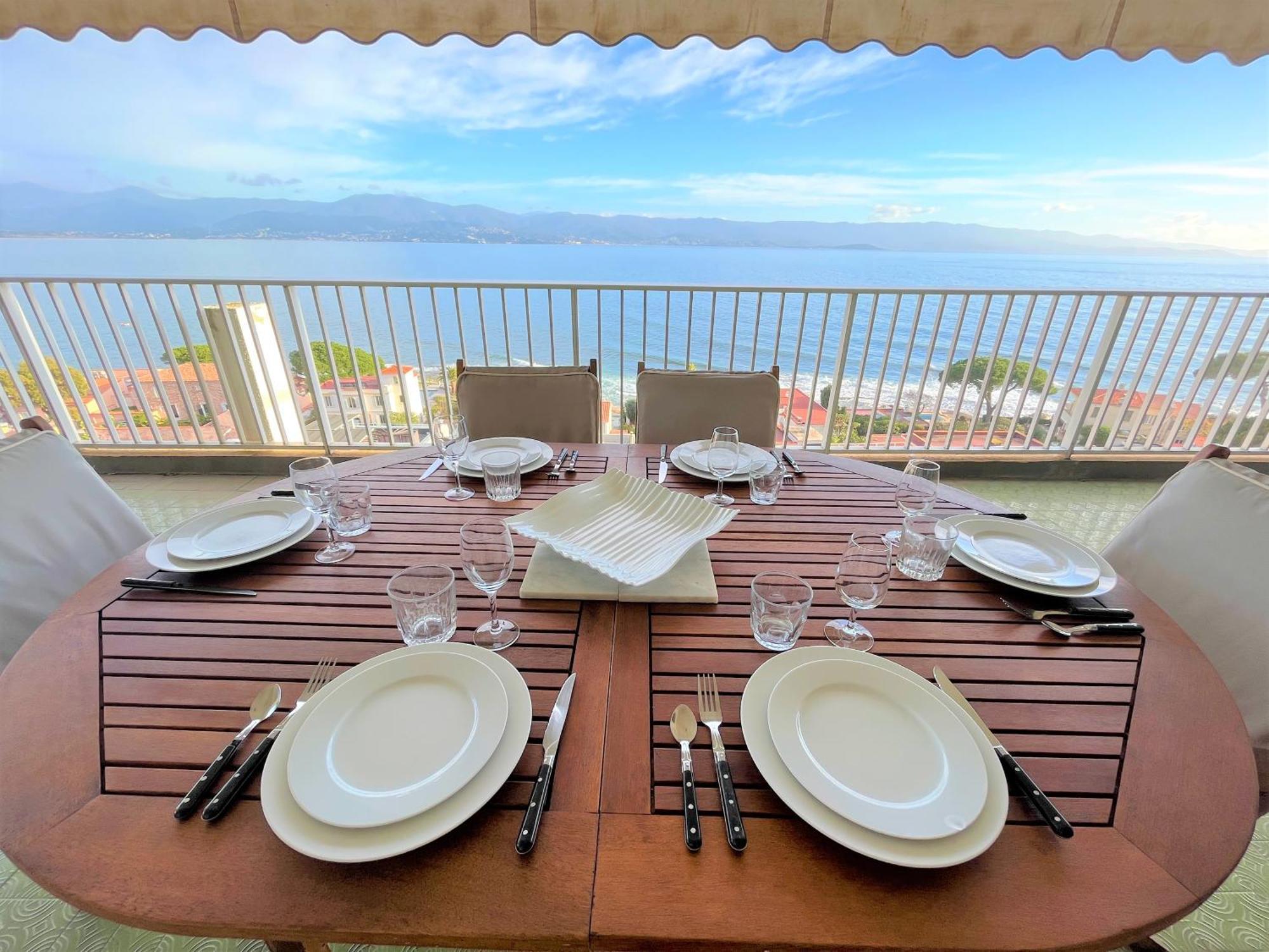 Appartement Vue Mer Carmino Ajaccio Ajaccio  Bagian luar foto